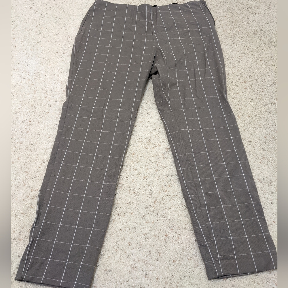 Plaid Cropped Pant